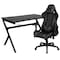 Flash Furniture Black Gaming Desk-Cup Holder/Reclining Chair Set BLN-X20D1904-GY-GG - alternate 9